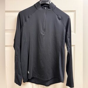 Adidas Aeroready Men's Black Running Quarter-Zip Shirt Large